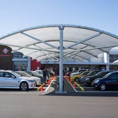 Tensile Car Parking structures