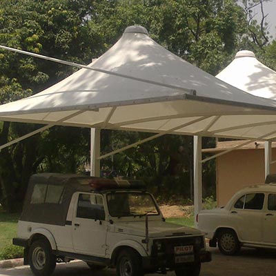 Steel Modular Airone Classic Tensile Structure for Car Parking